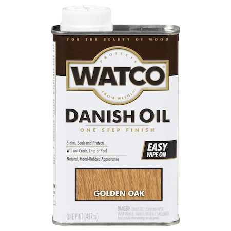 Transparent Golden Oak Oil-Based Danish Oil 1 Pt